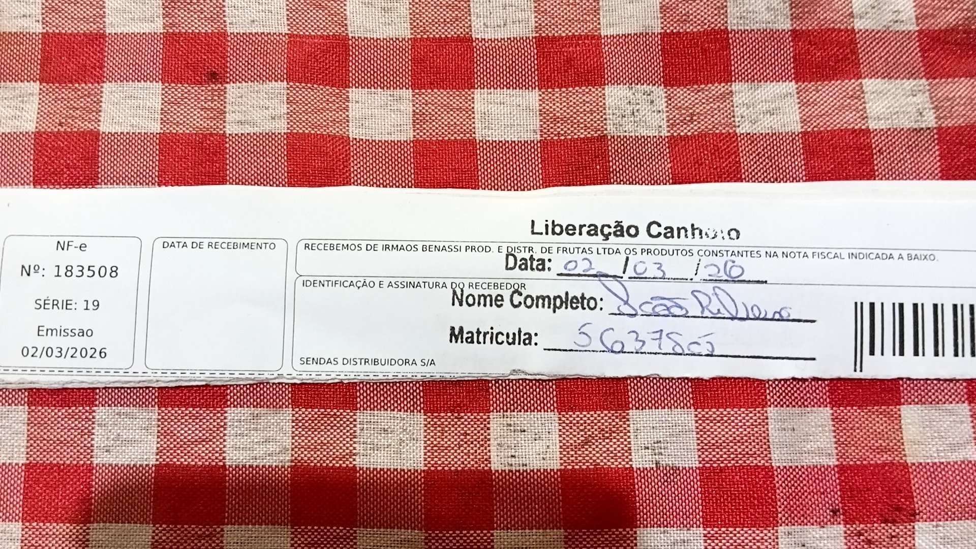 Canhoto 140458893