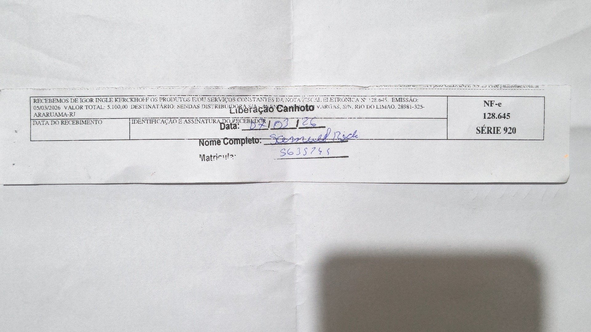 Canhoto 141451893