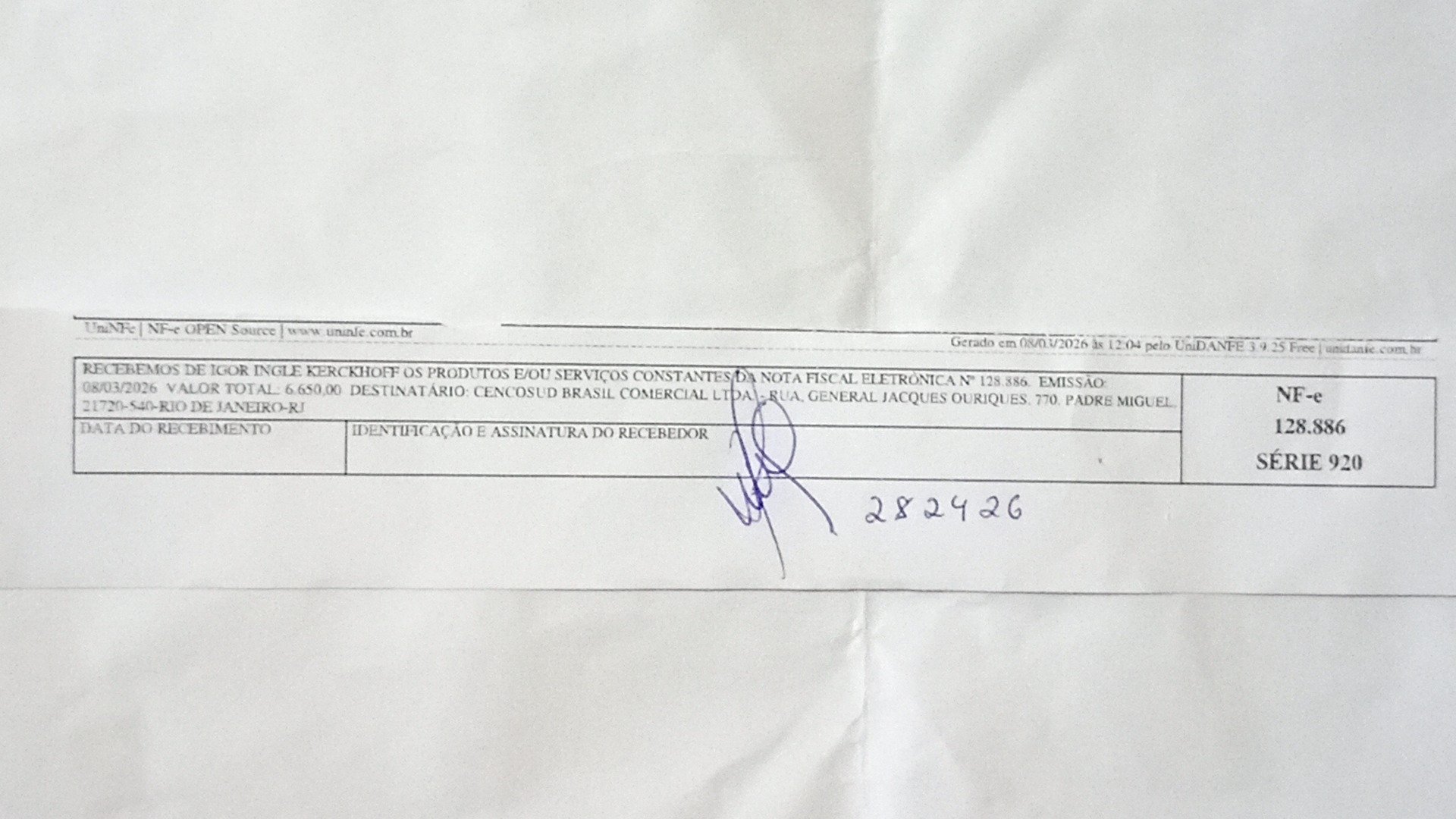 Canhoto 141911193