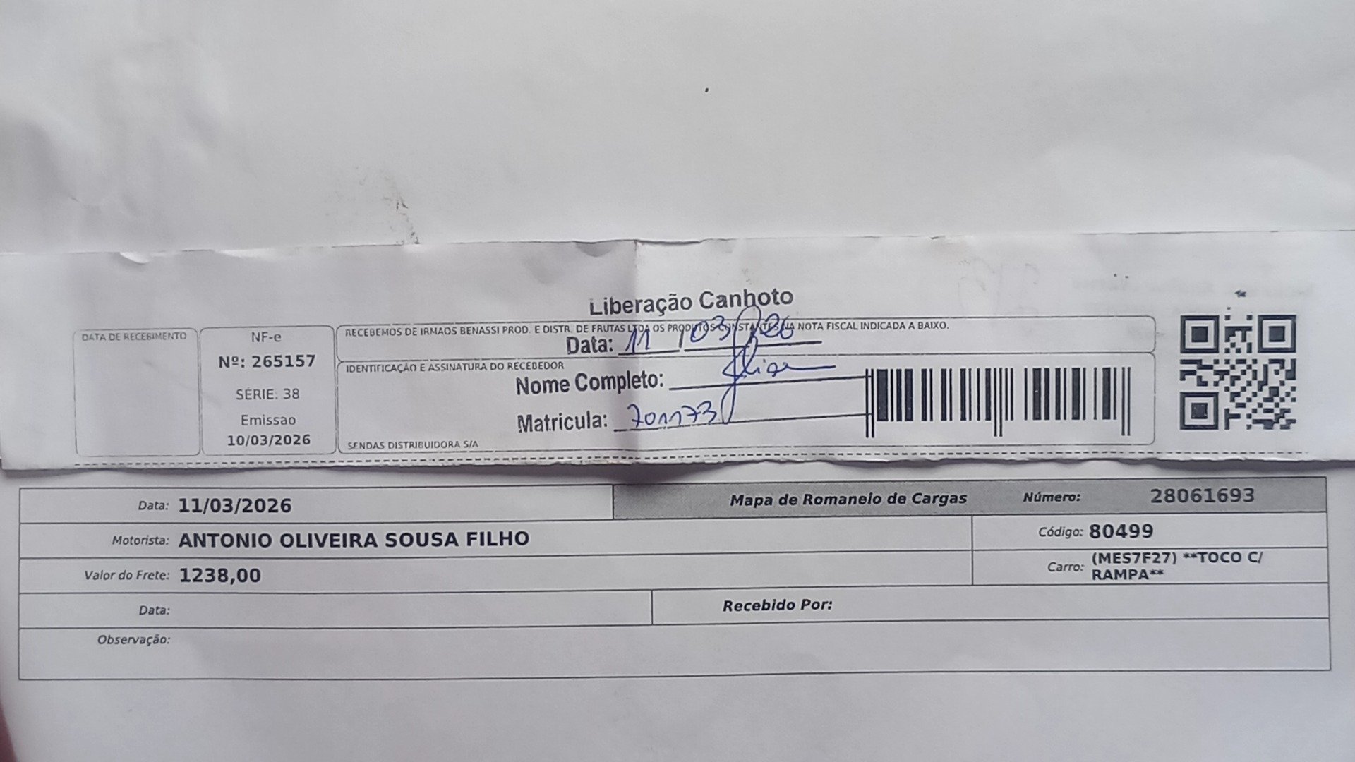 Canhoto 142024893