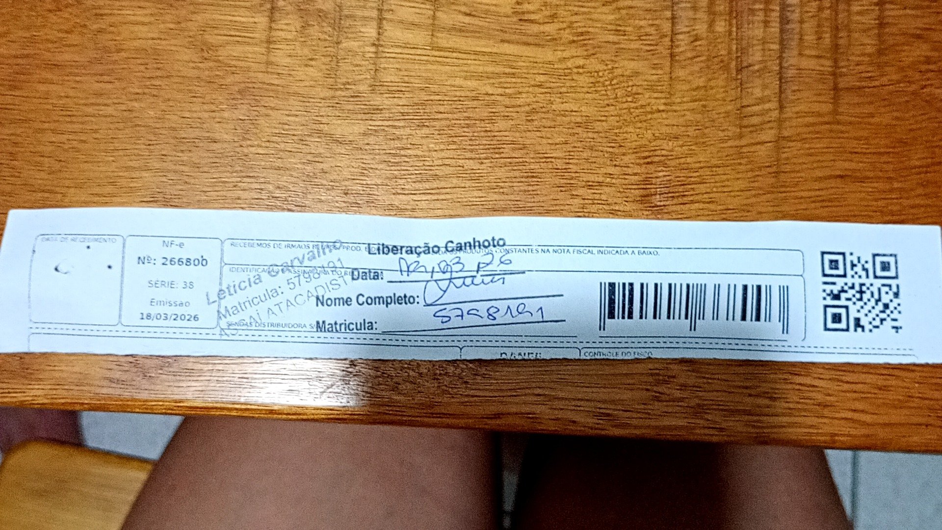 Canhoto 143422393