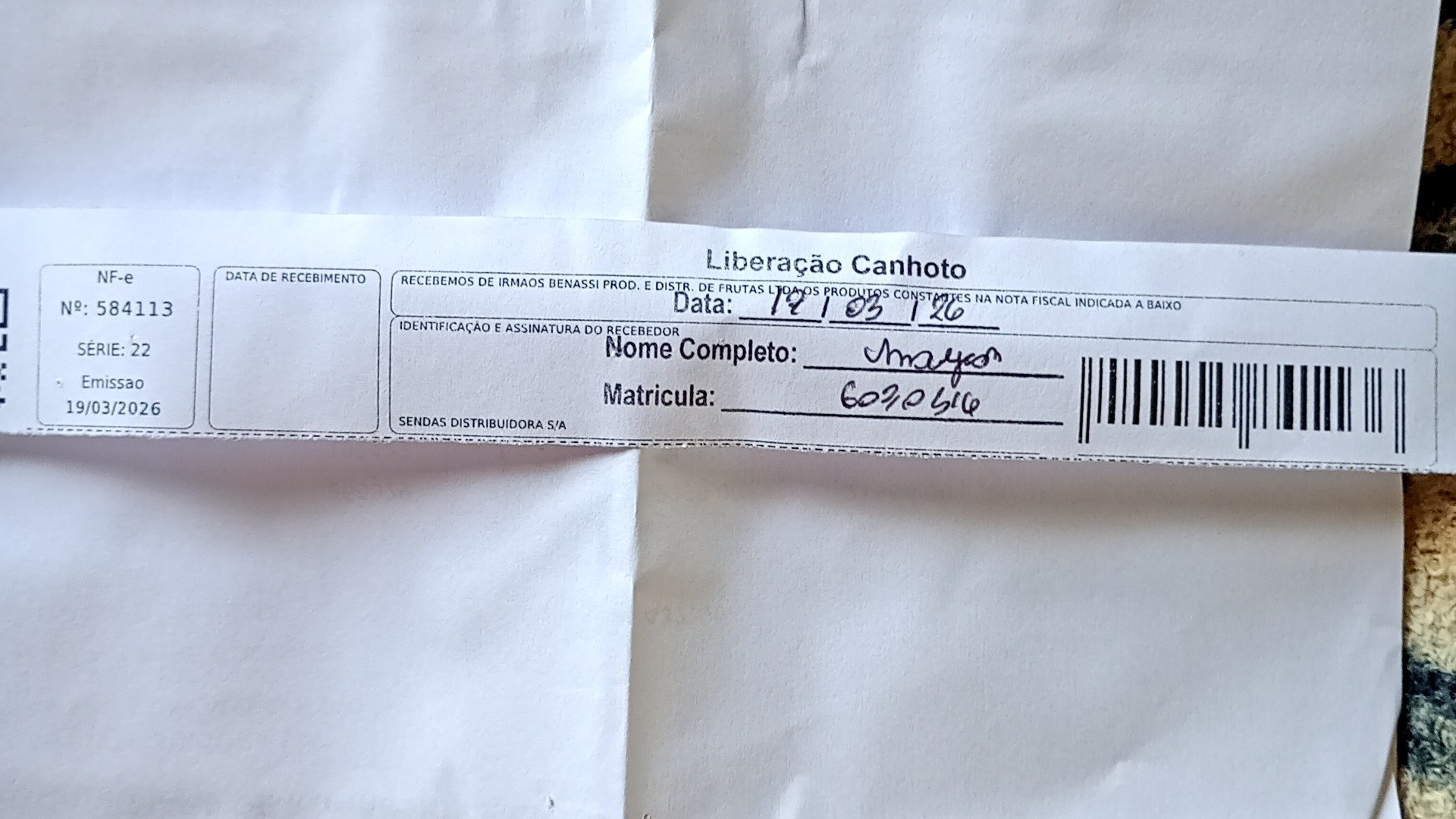 Canhoto 143442293