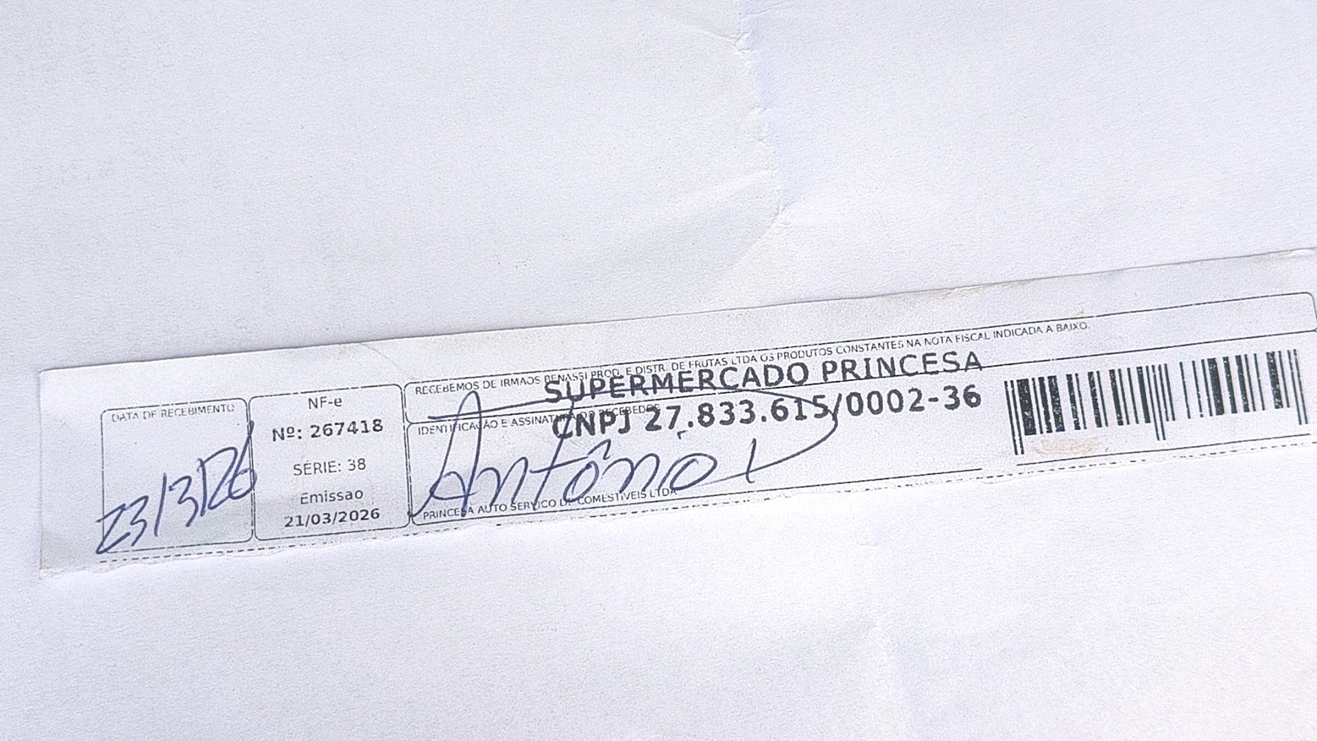 Canhoto 144048393