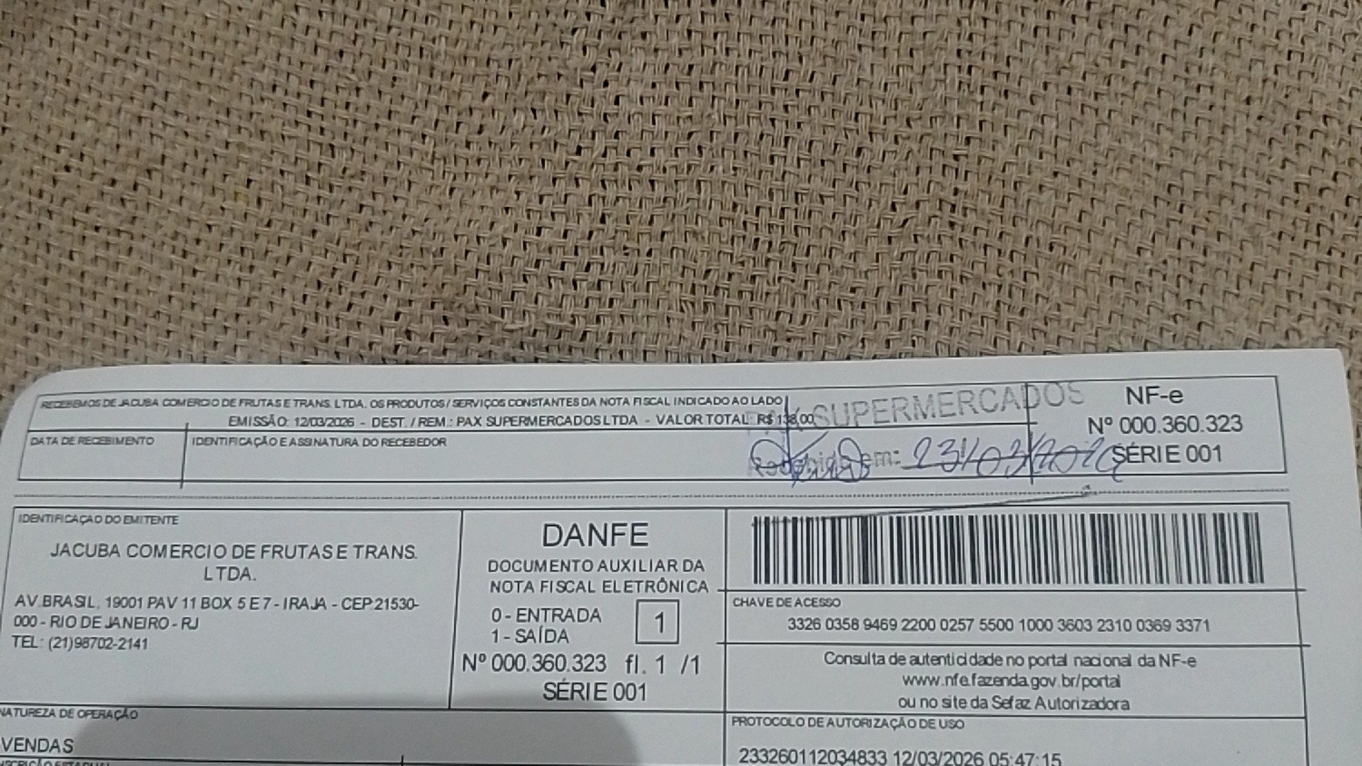 Canhoto 142341893
