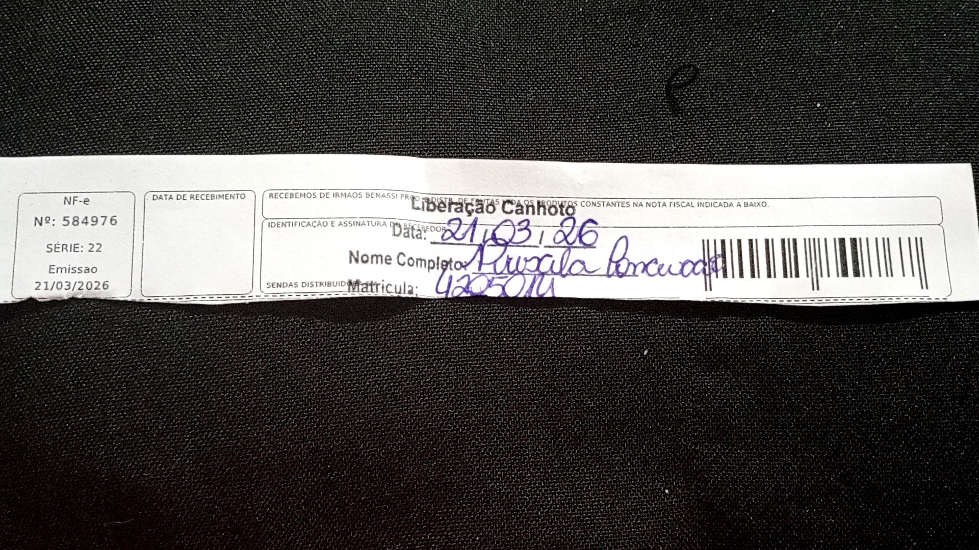 Canhoto 143864093