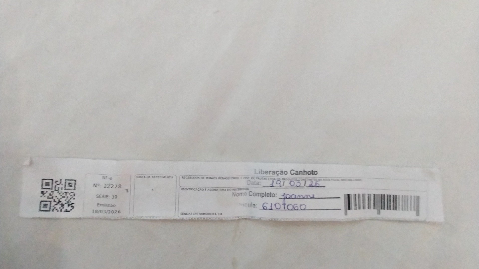 Canhoto 143419693