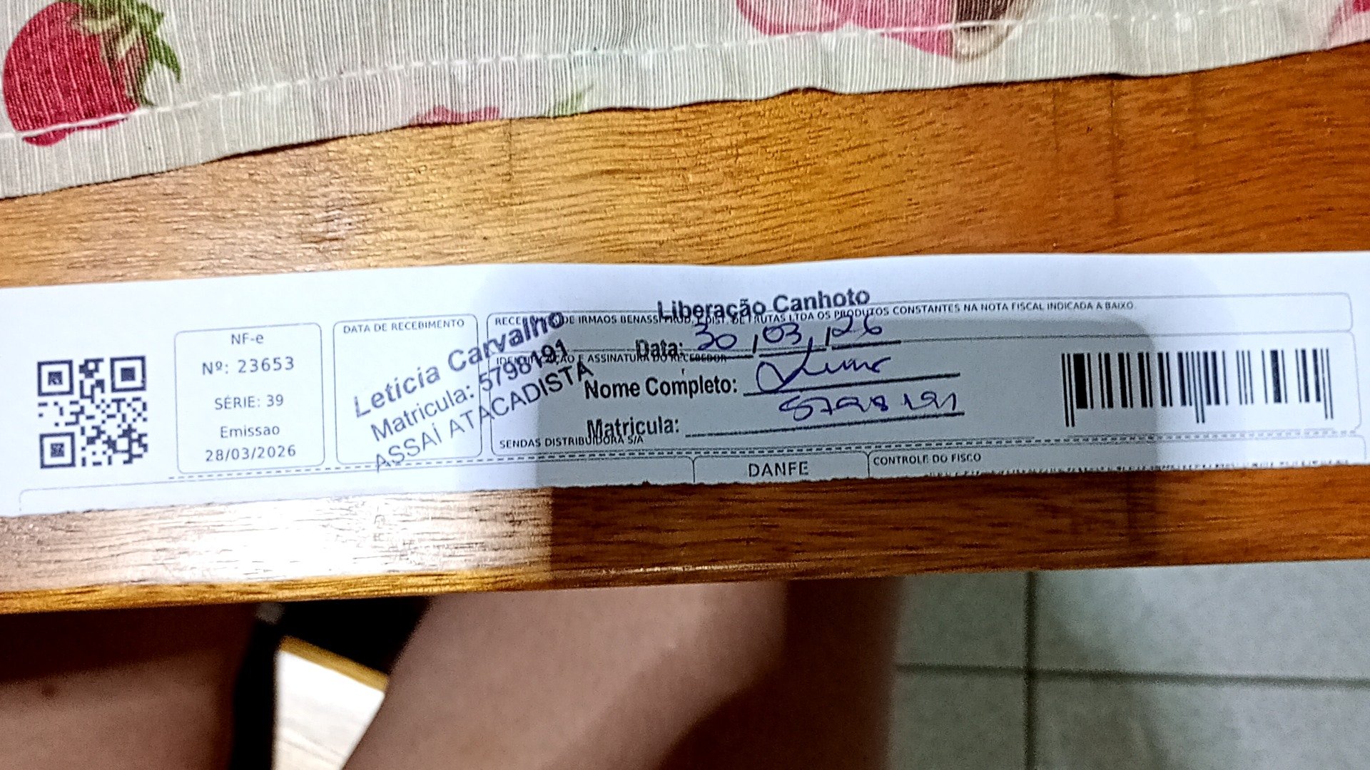Canhoto 145272993