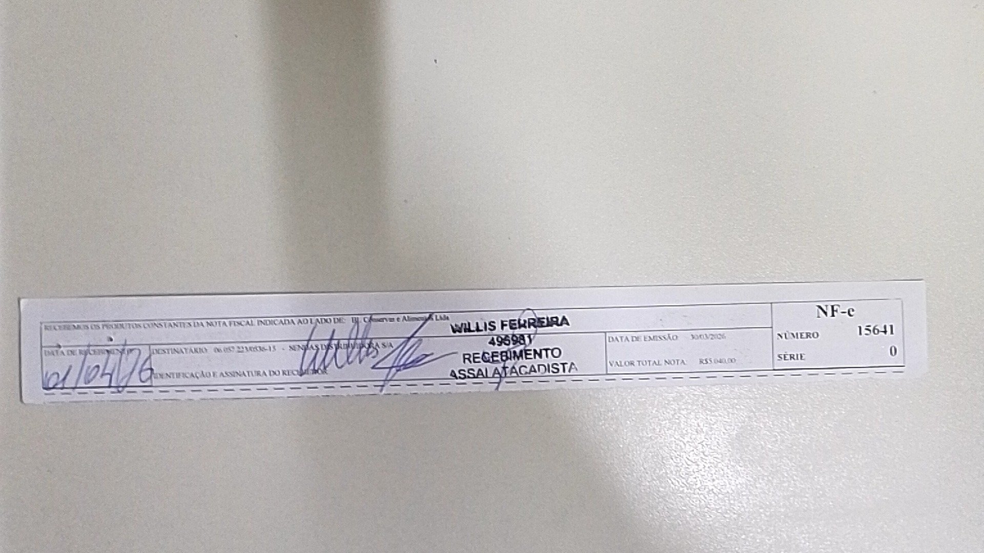 Canhoto 145761293
