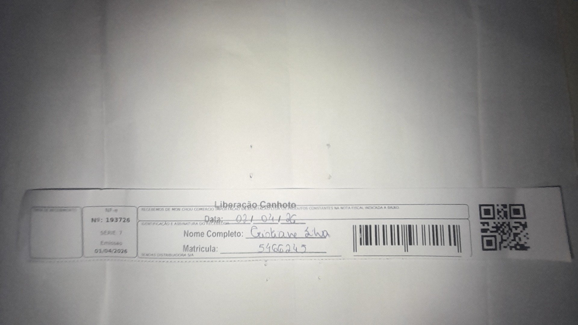 Canhoto 145975393