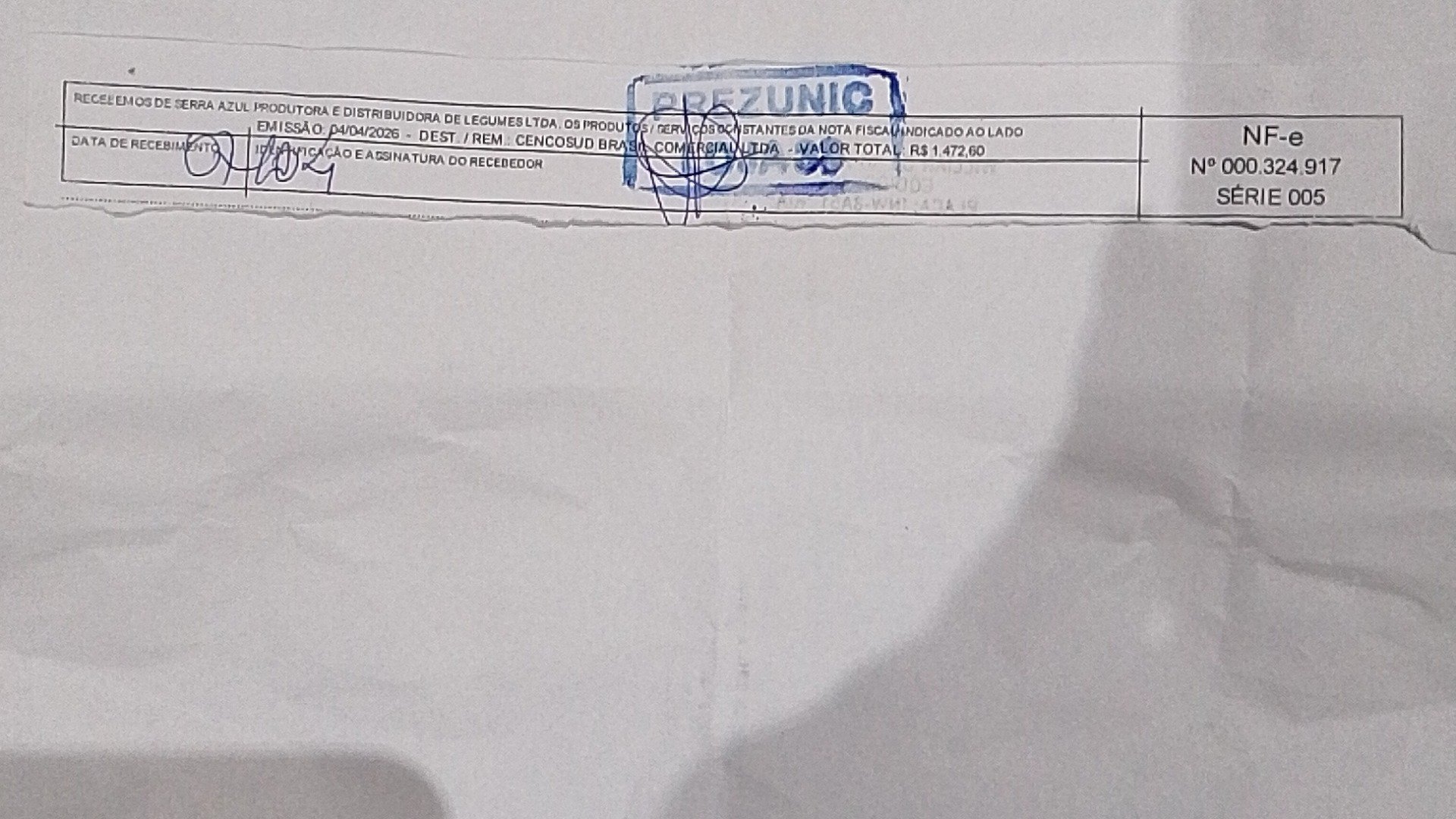 Canhoto 146432293