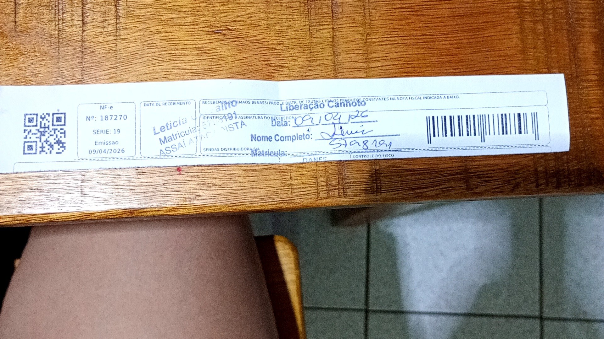 Canhoto 146992893