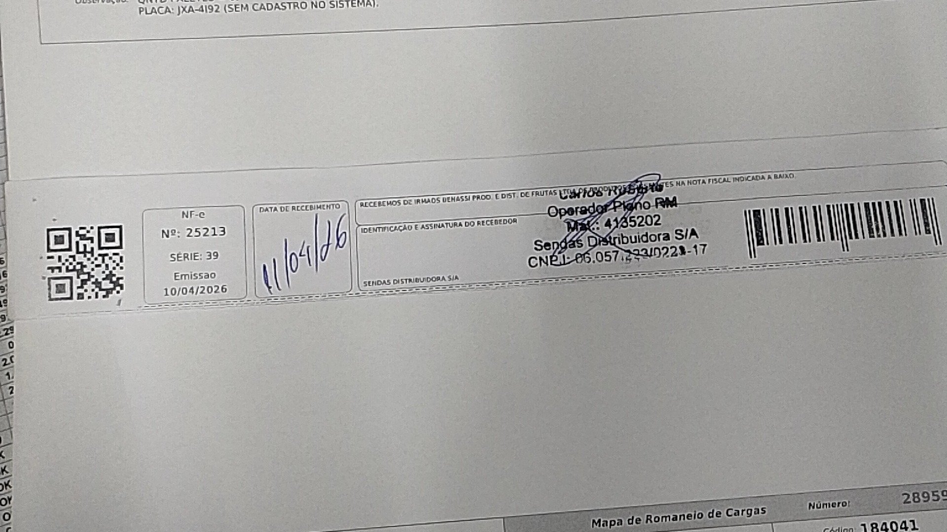 Canhoto 147392393