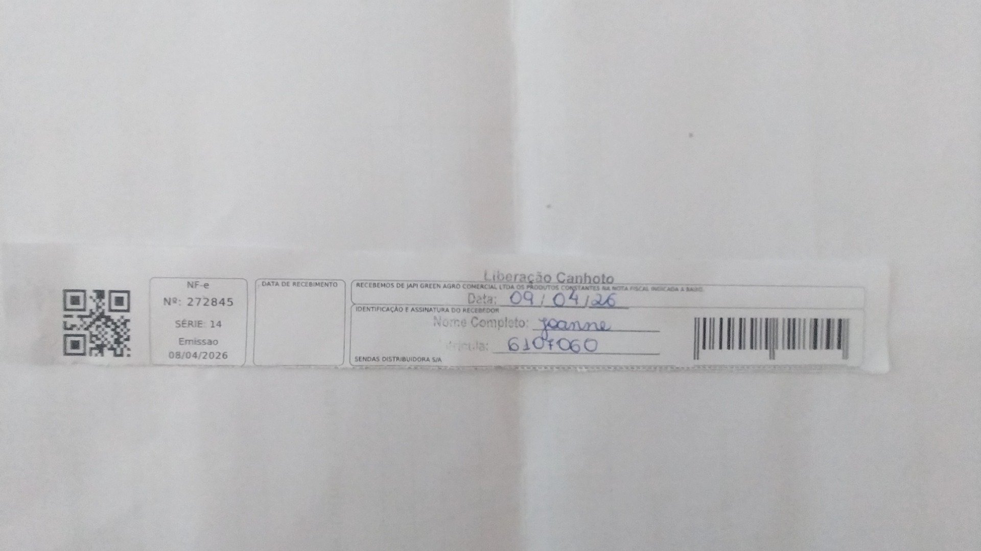 Canhoto 146949593