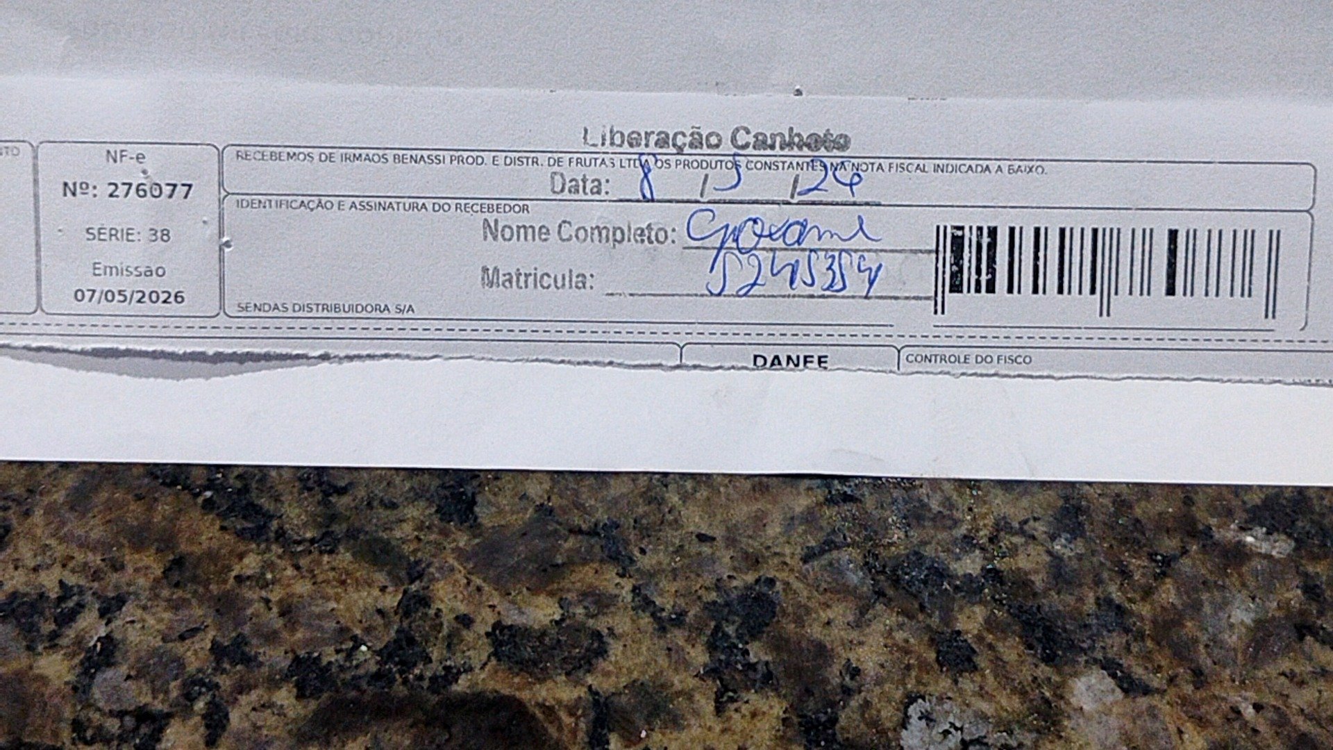 Canhoto 151945693