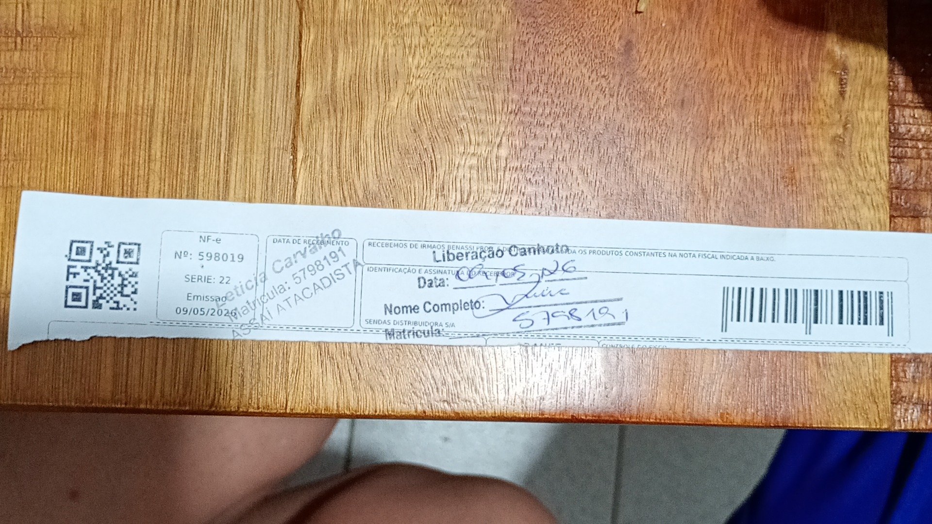 Canhoto 152190993