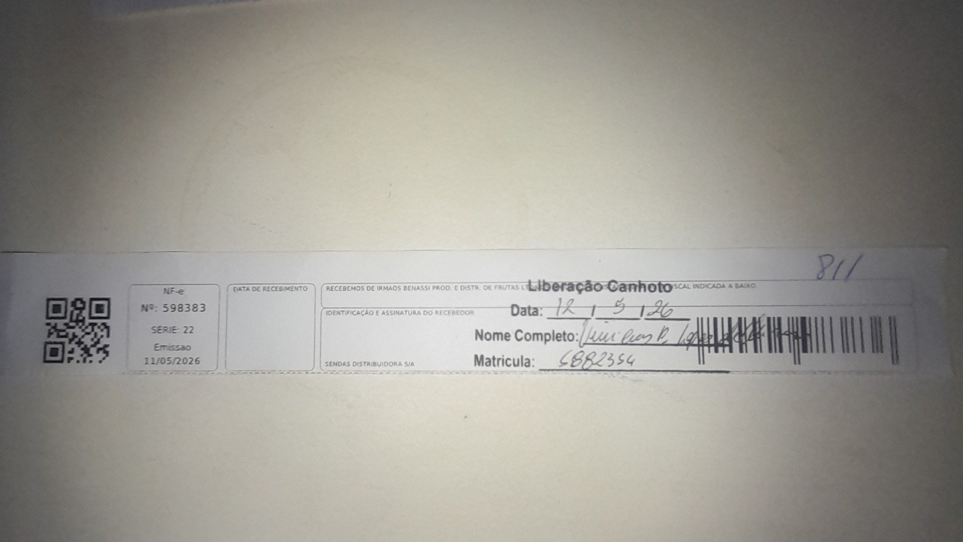 Canhoto 152576493