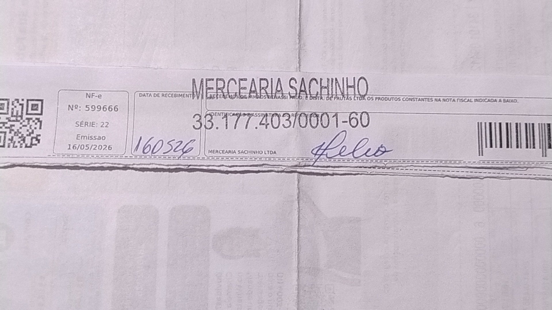 Canhoto 153473893