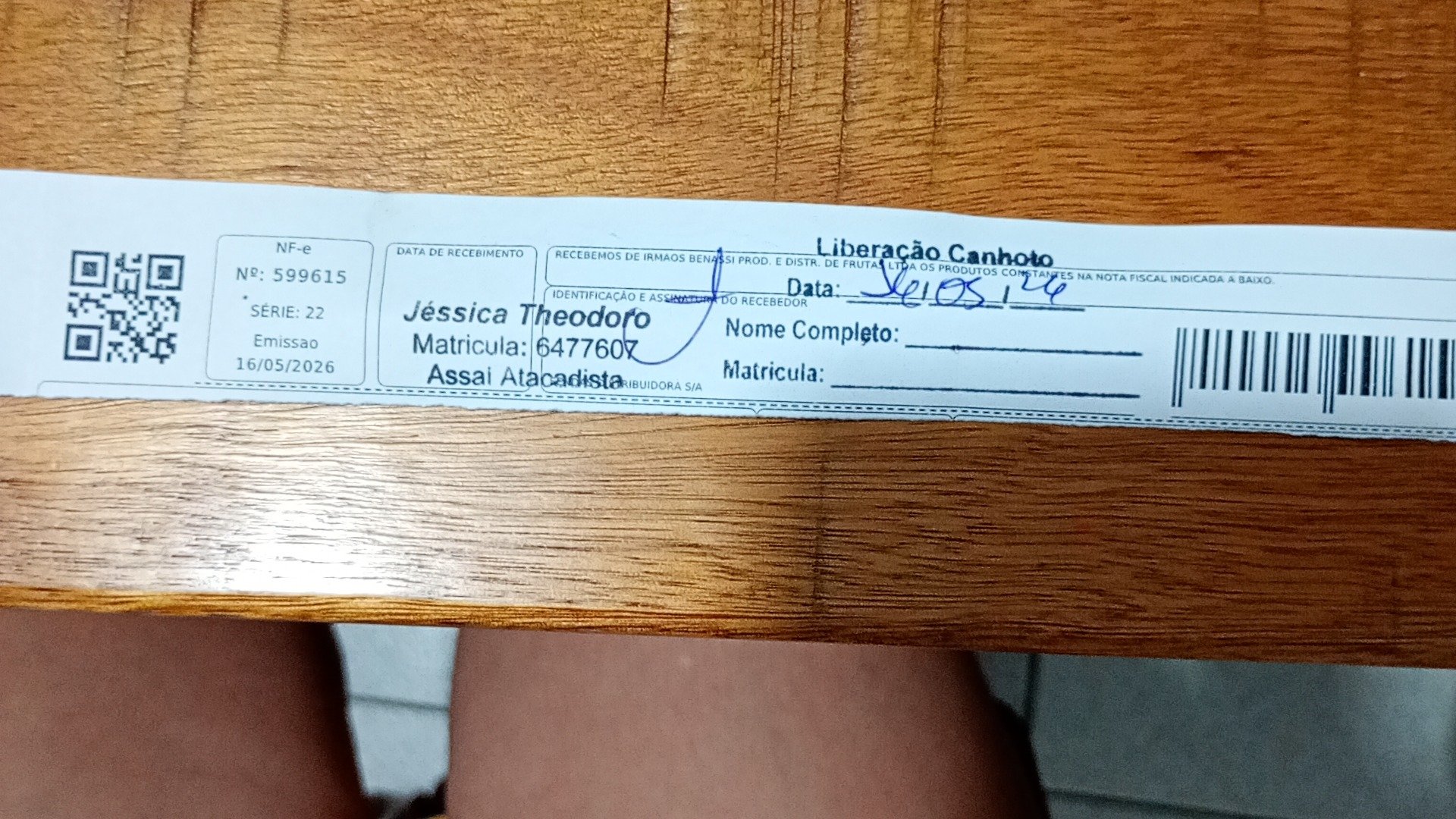 Canhoto 153420893