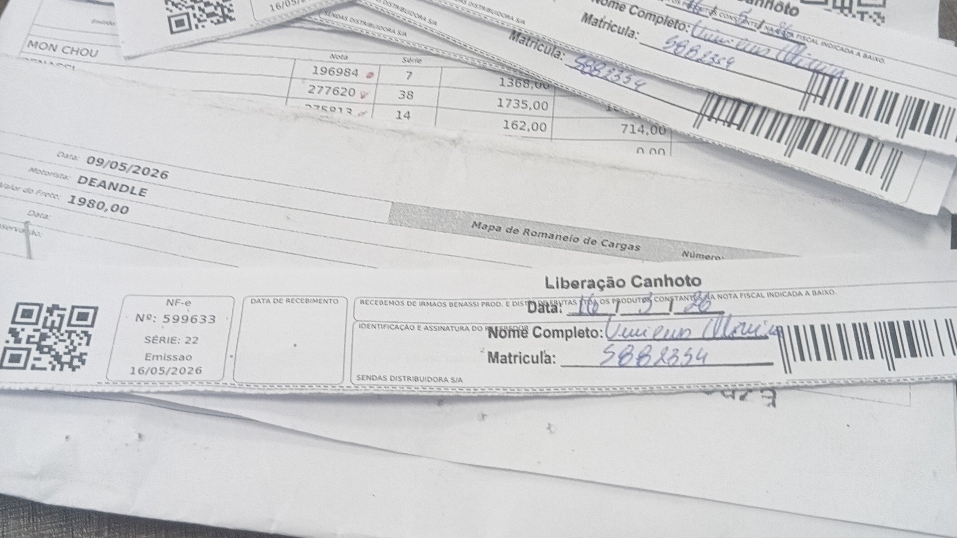 Canhoto 153424193