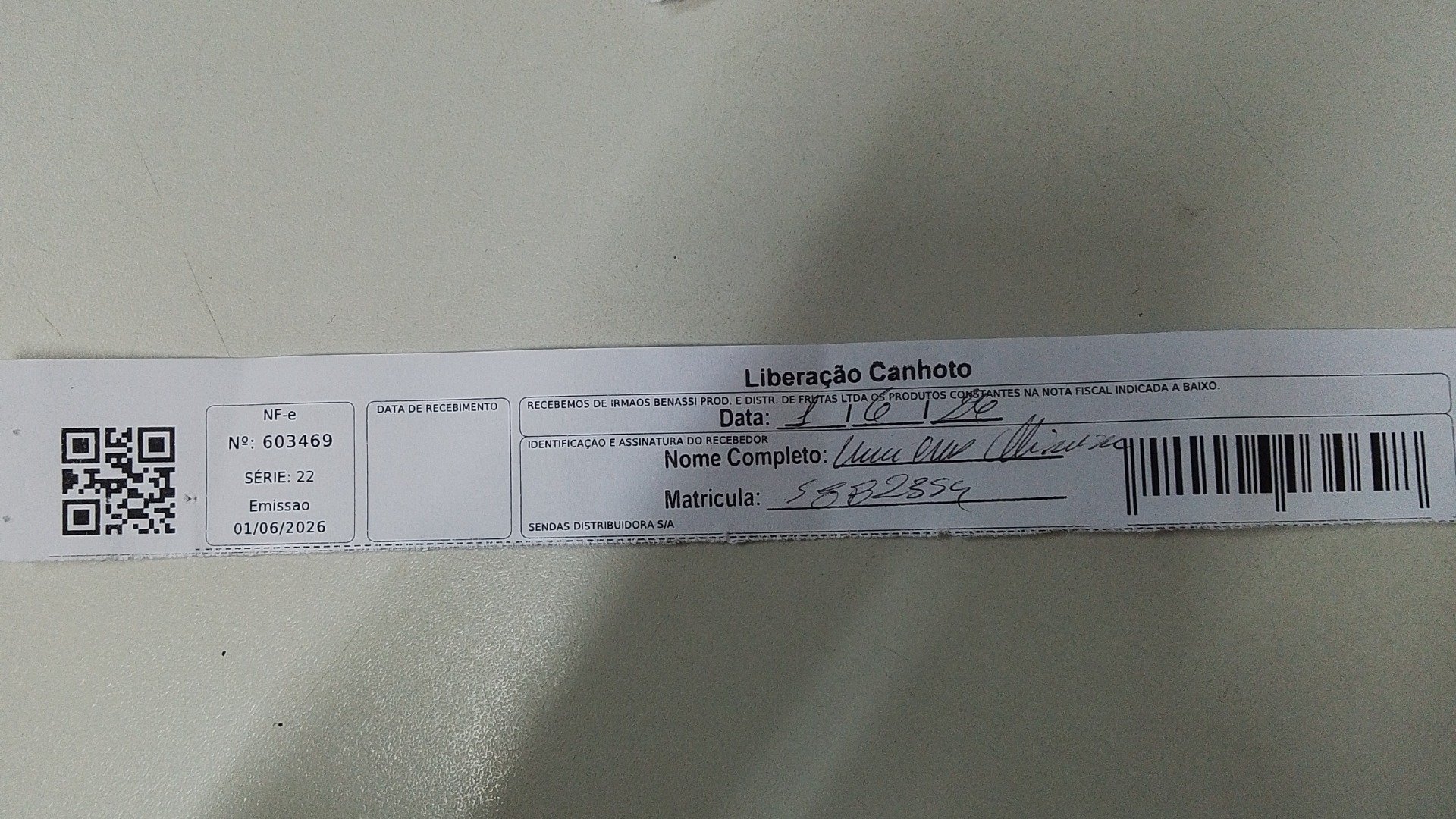 Canhoto 156039993