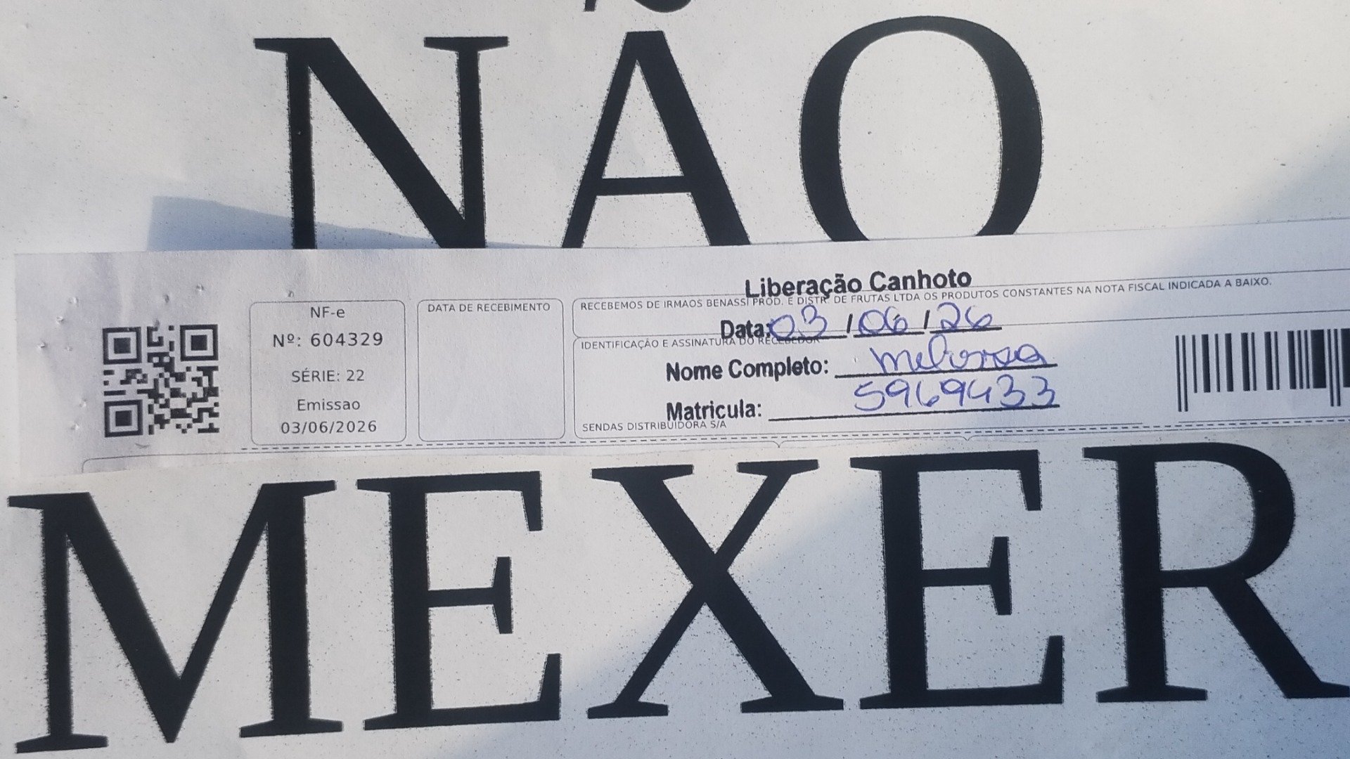 Canhoto 156514193
