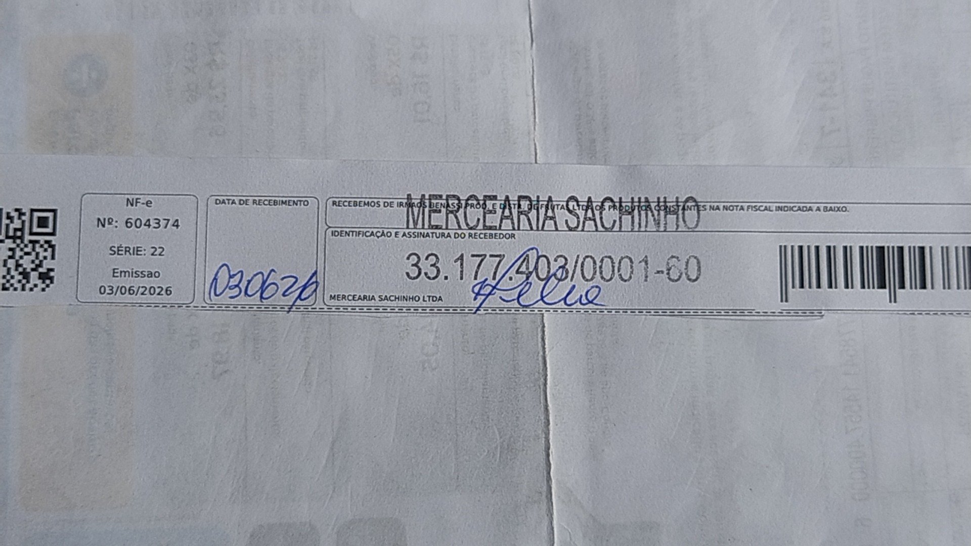 Canhoto 156549593