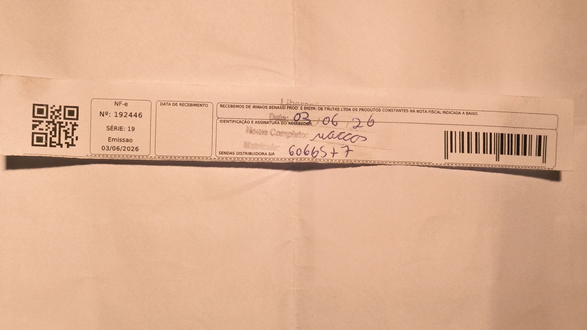 Canhoto 156457093