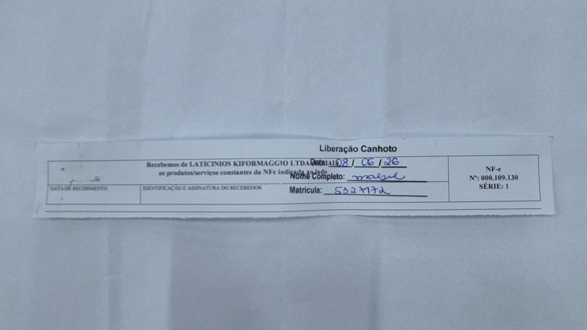 Canhoto 157385593