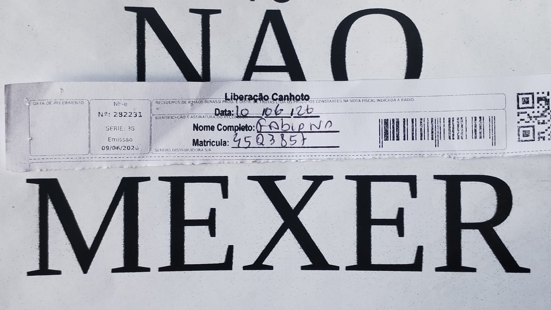 Canhoto 157654793
