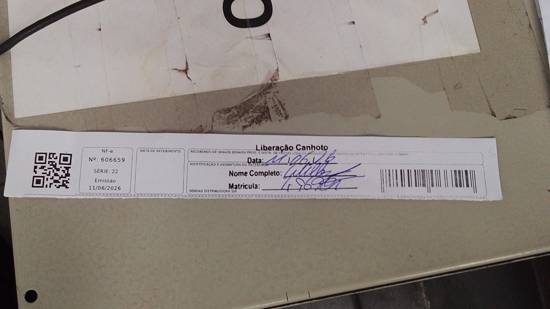 Canhoto 157874893