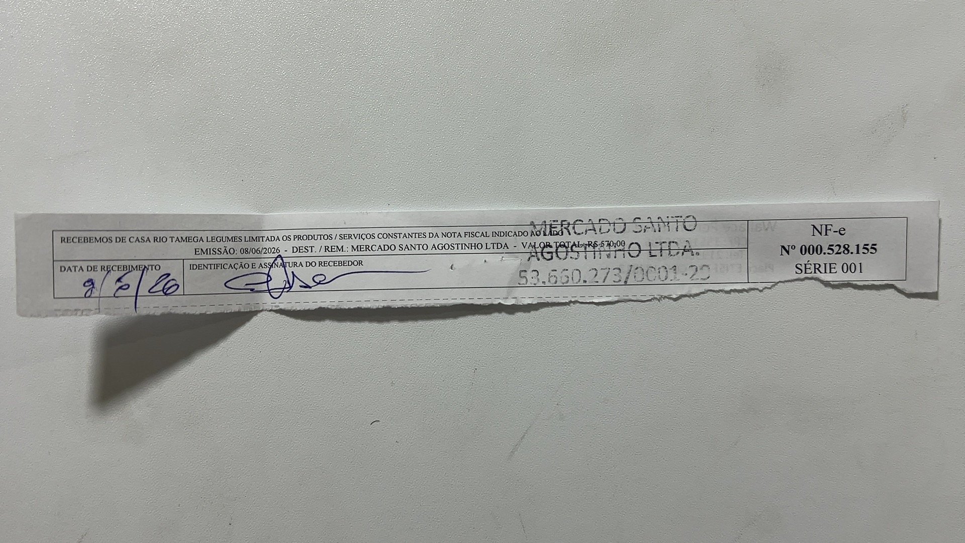 Canhoto 157310593