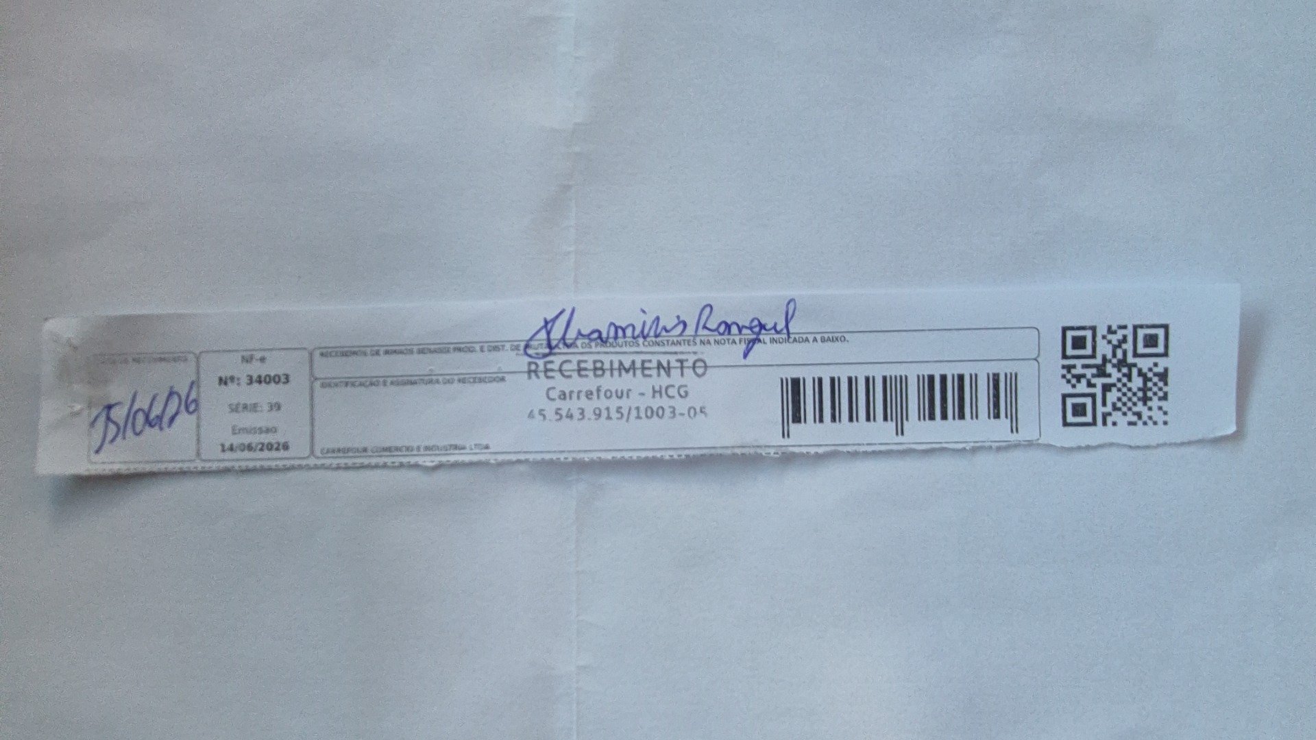 Canhoto 158532593