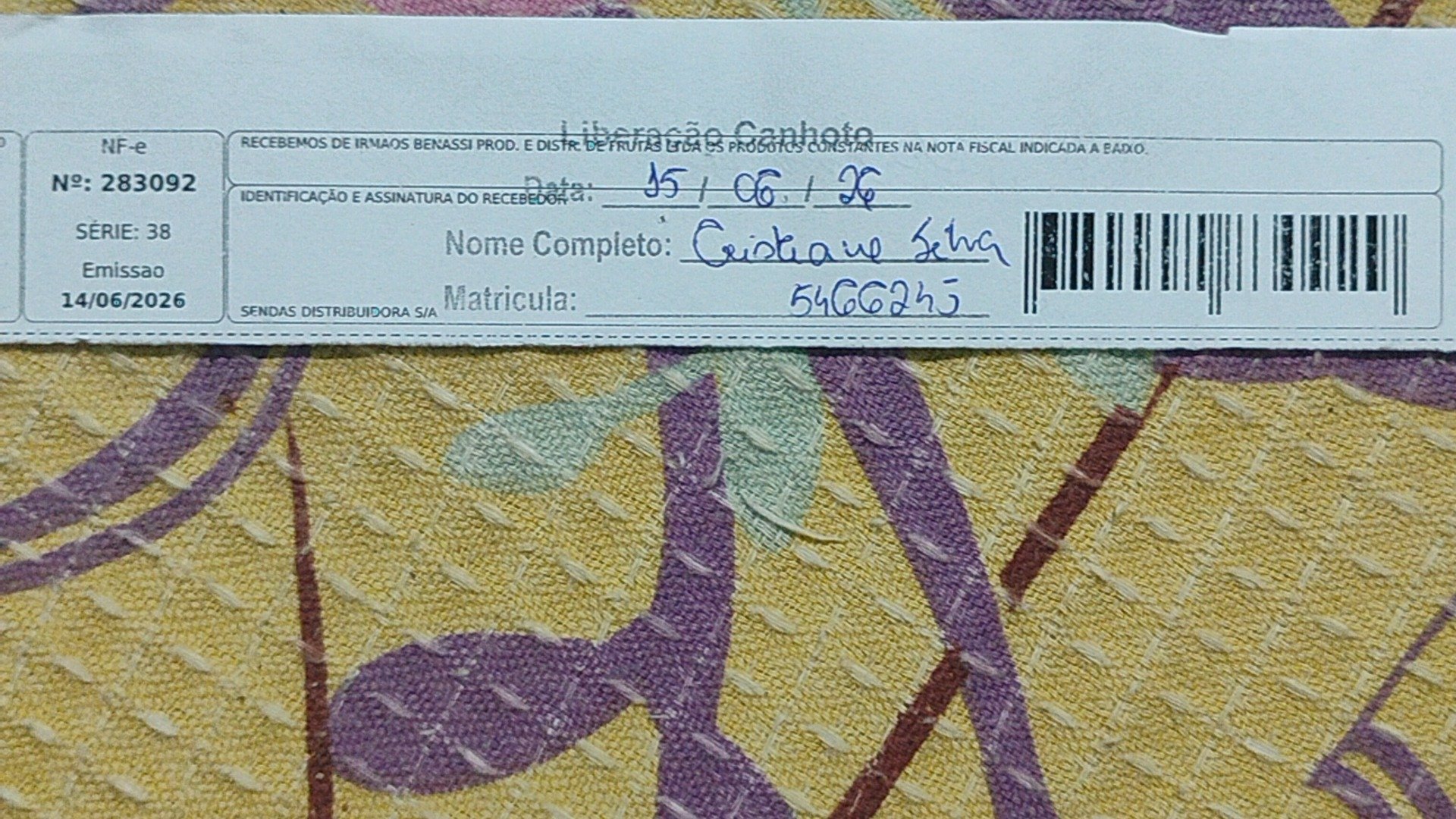 Canhoto 158541893
