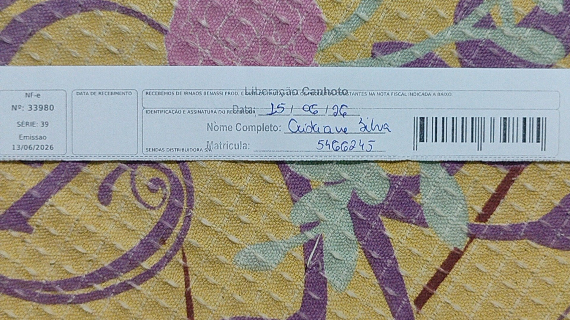 Canhoto 158541993