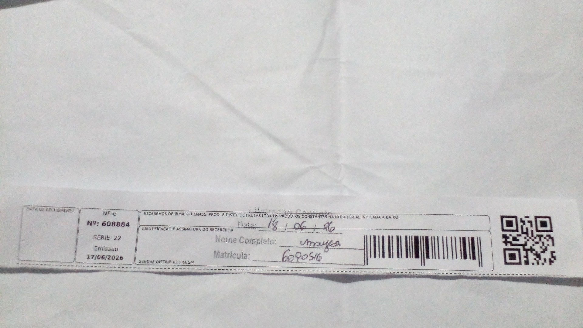 Canhoto 159176293