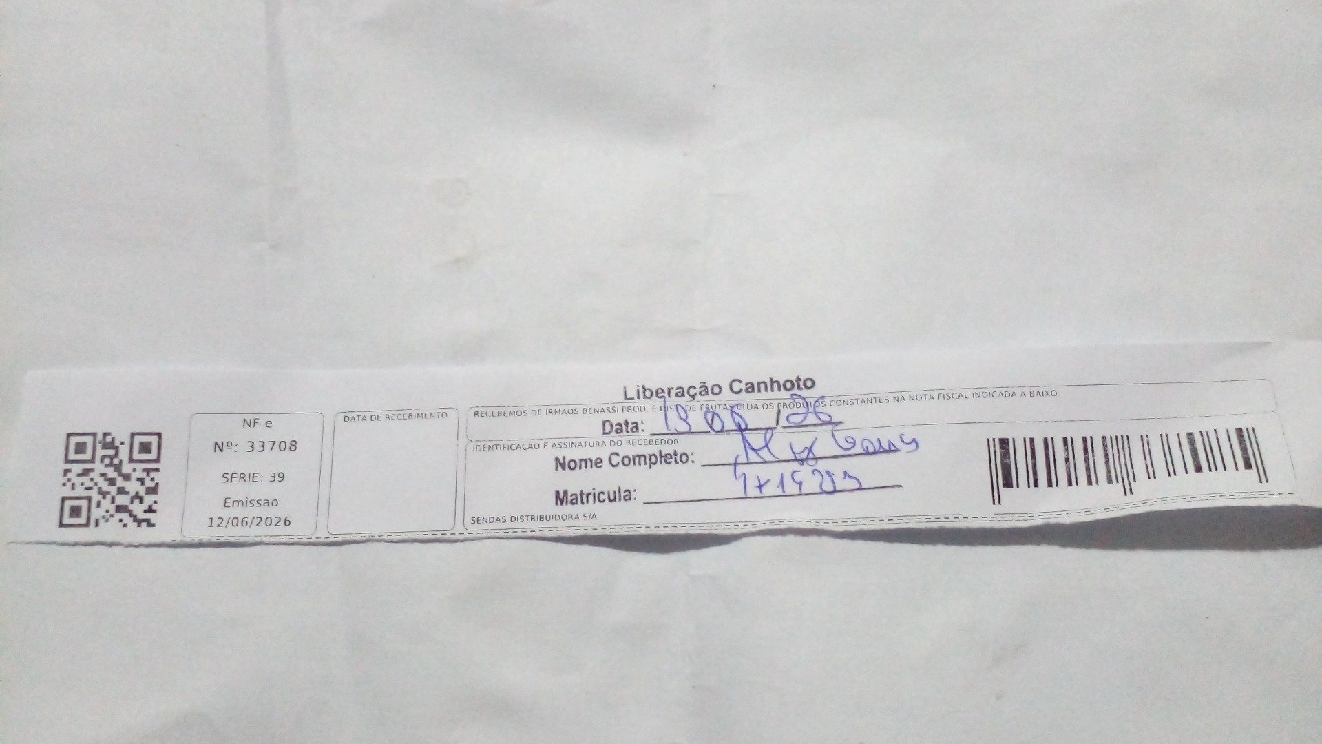 Canhoto 158297893