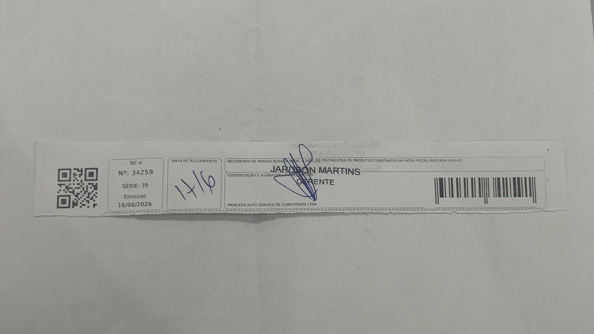 Canhoto 158967093