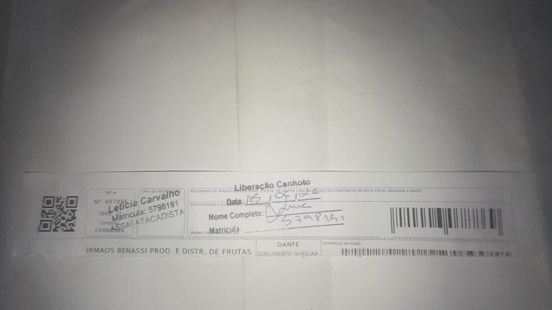 Canhoto 158565793