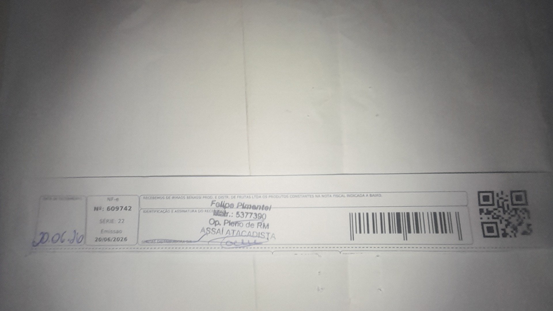 Canhoto 159608893