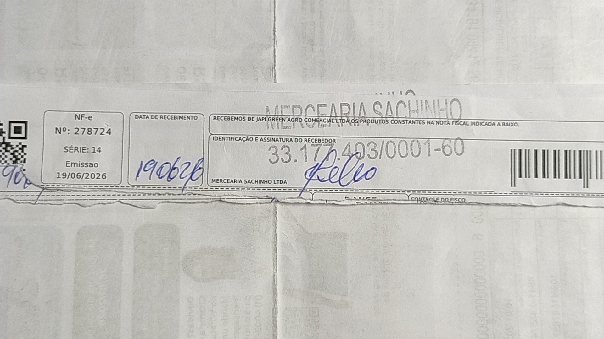 Canhoto 159487693