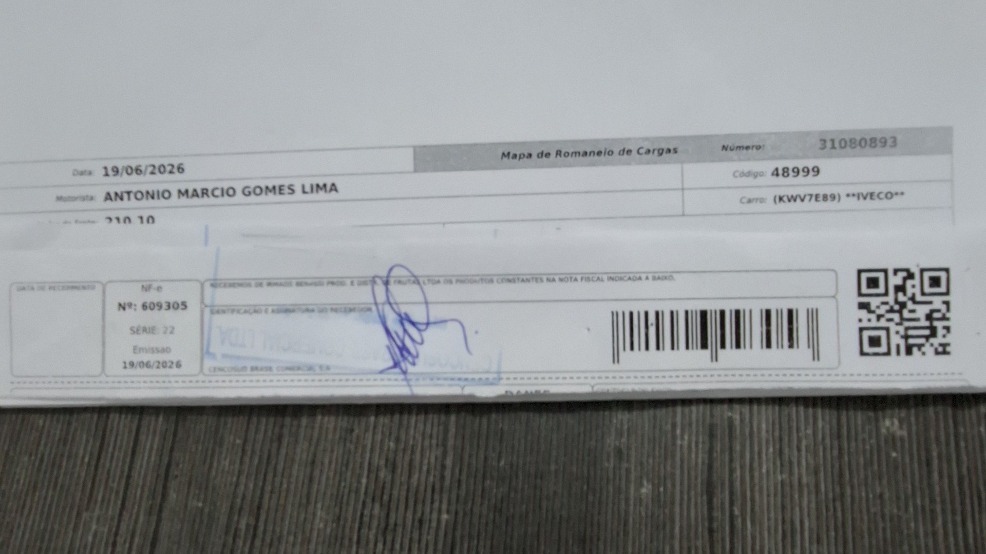 Canhoto 159426593