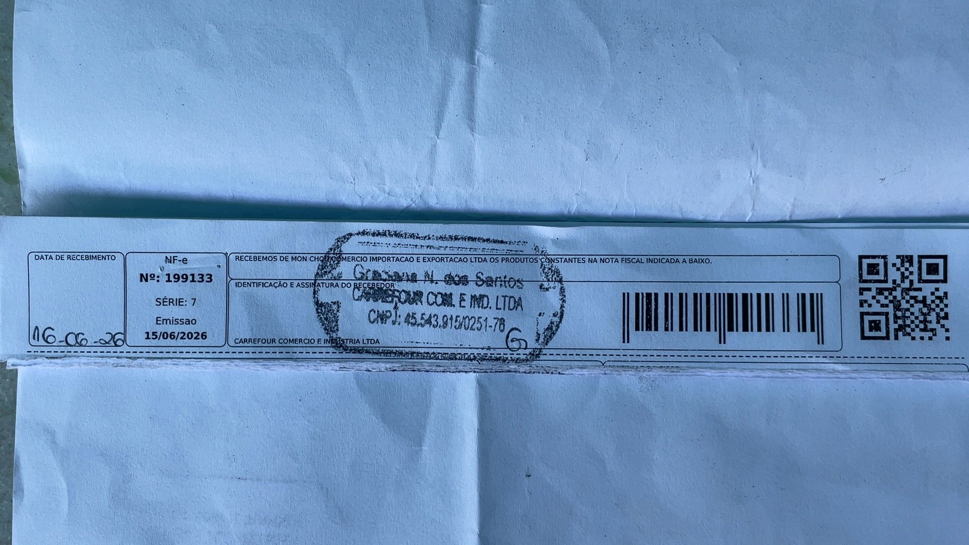 Canhoto 158729593