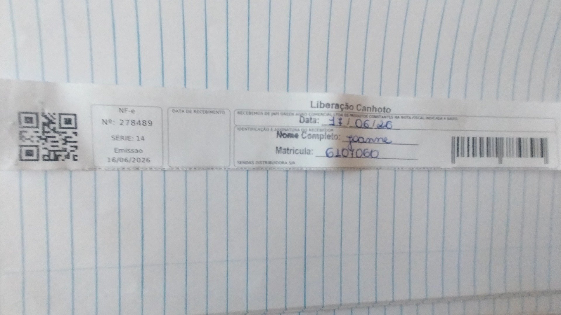 Canhoto 158926493