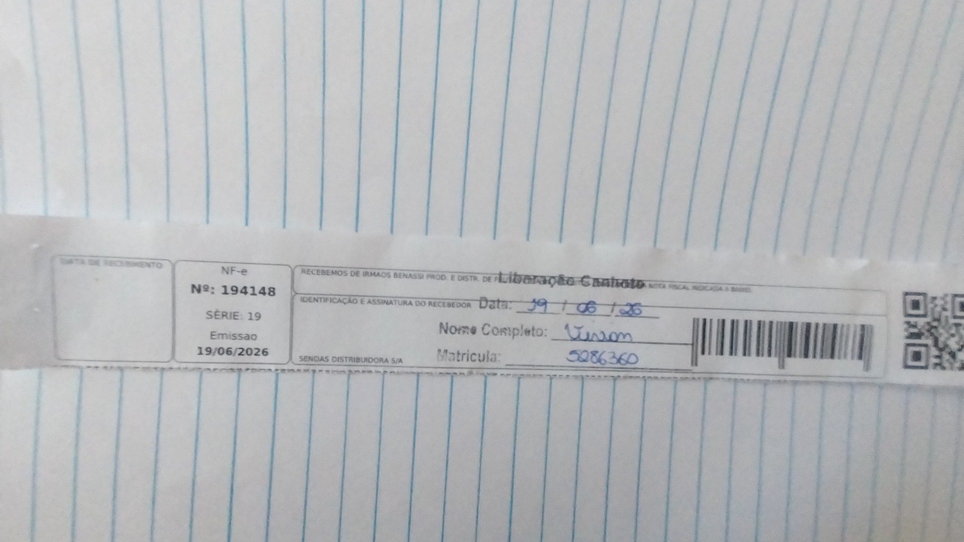 Canhoto 159388493