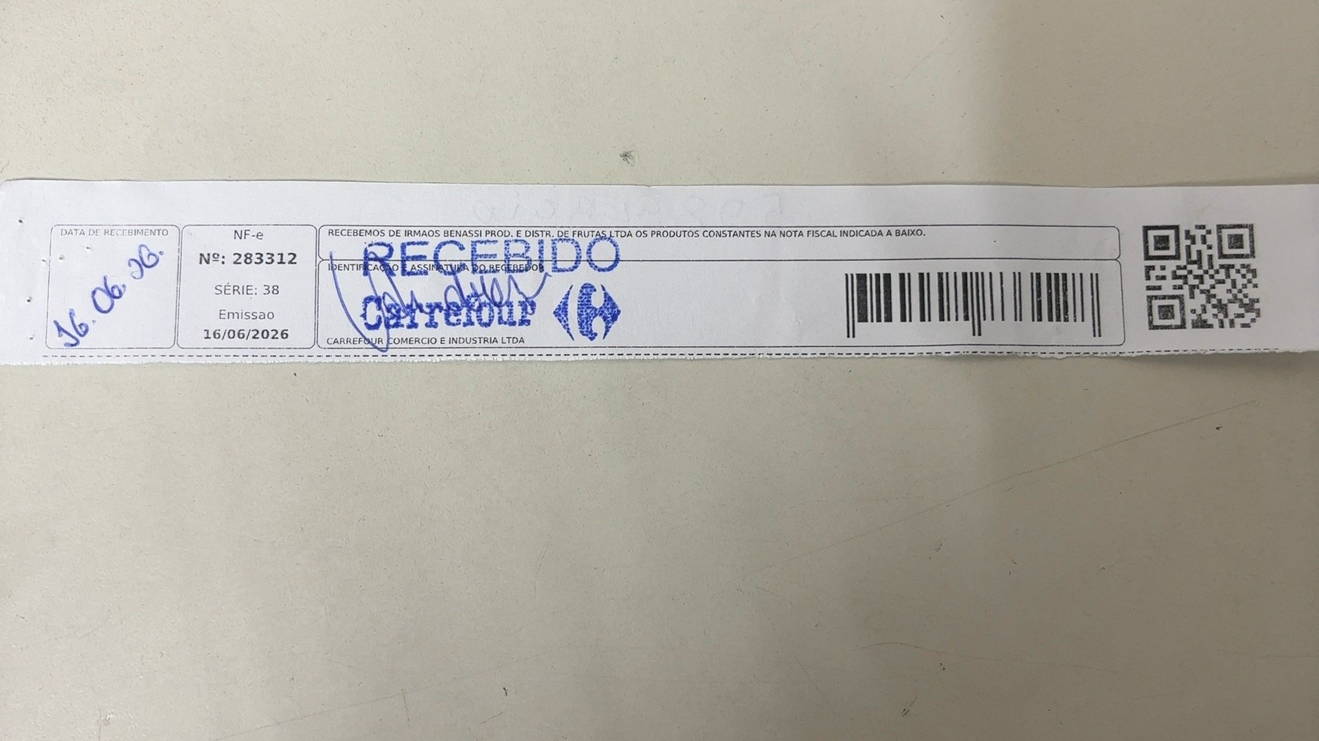 Canhoto 158728093