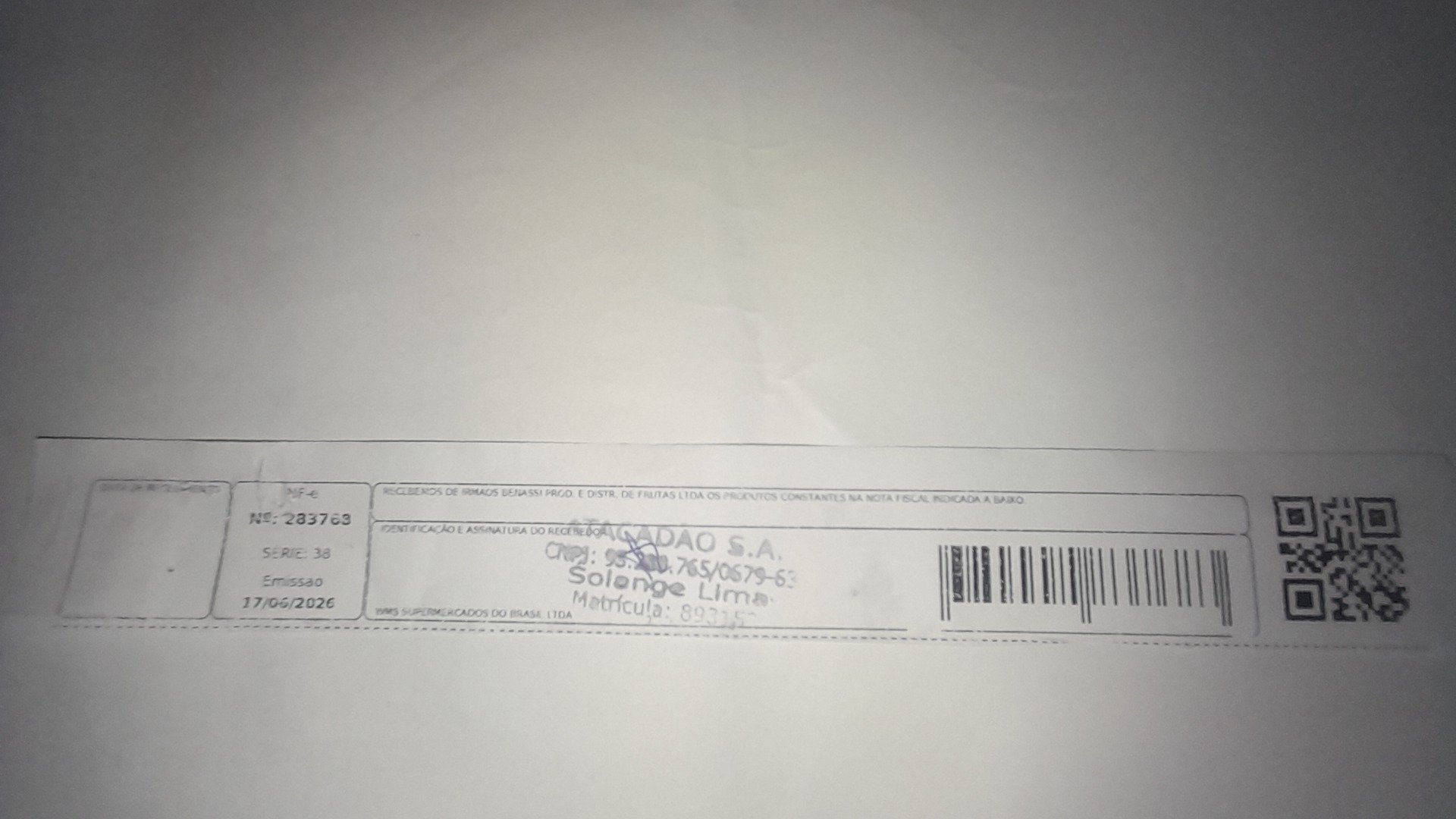Canhoto 159159493