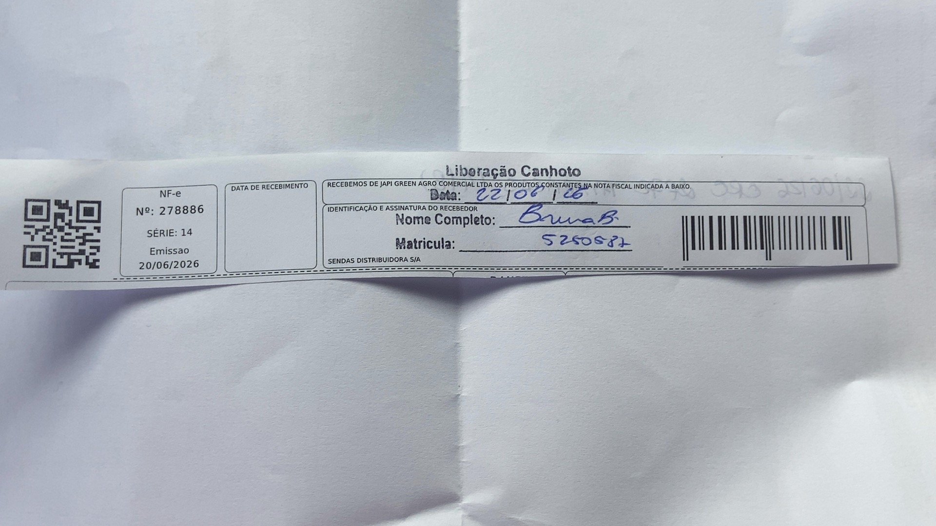 Canhoto 0