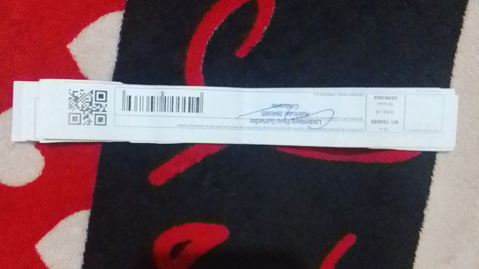 Canhoto 160025993