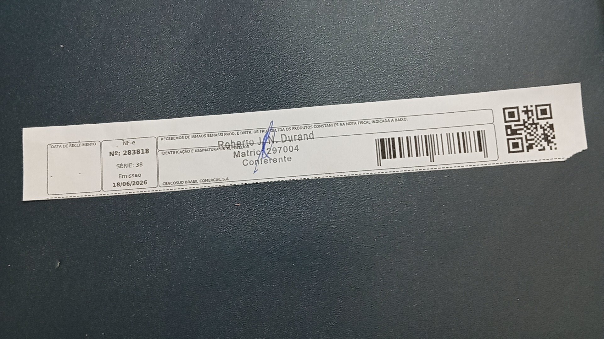 Canhoto 159224793