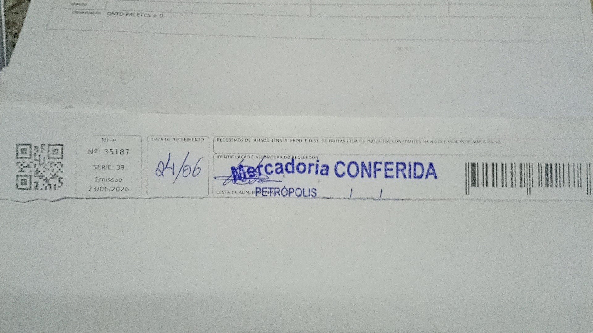 Canhoto 160222393